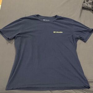 Columbia Men's Dark Blue Short Sleeve Tee